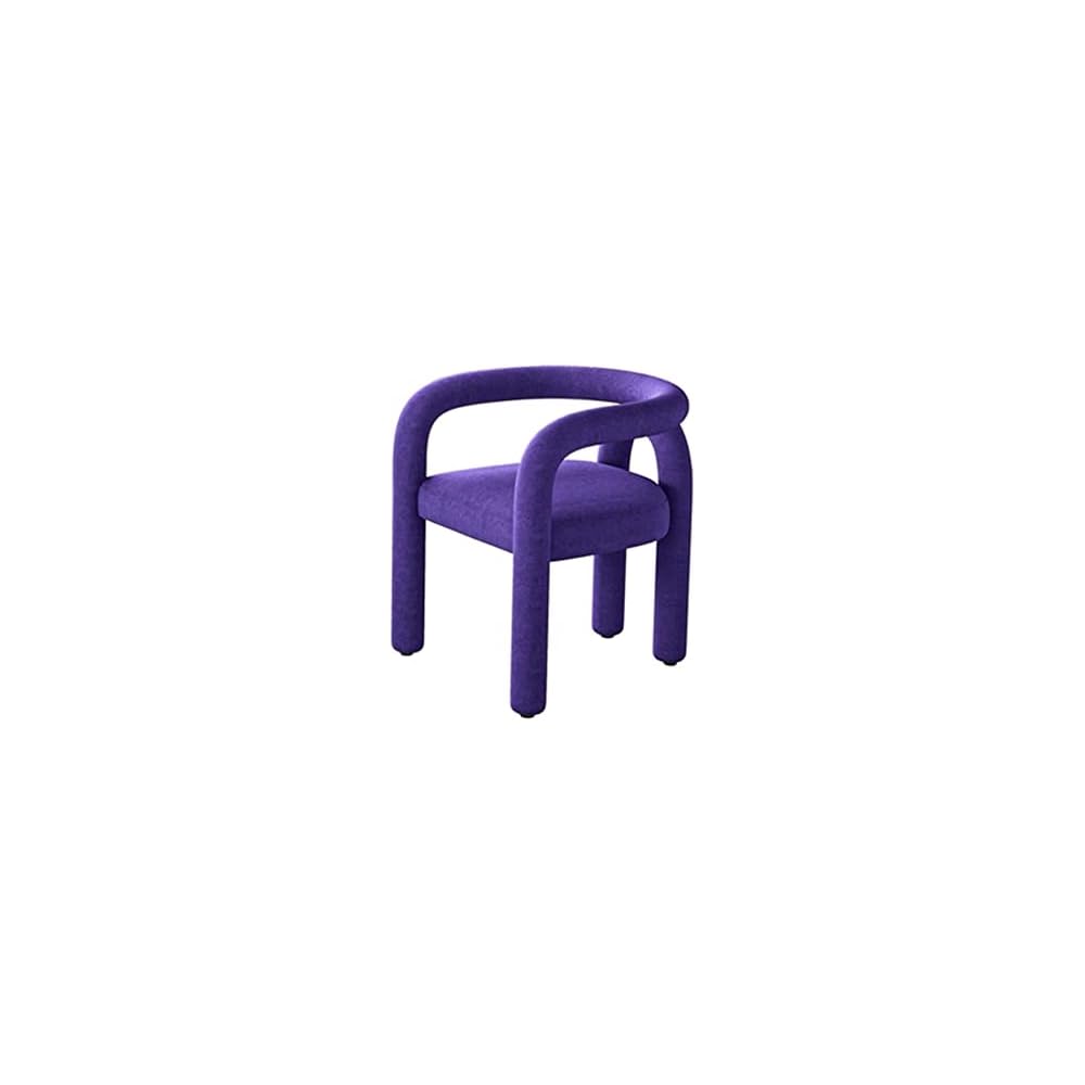 Cosmetic Chair Scandinavian Living Room Furniture Leisure Chair Reclining Dining Chair Cashmere Sofa Armchair Makeup Stool (Color : D, Size : 1 Code) (A 1 Code)