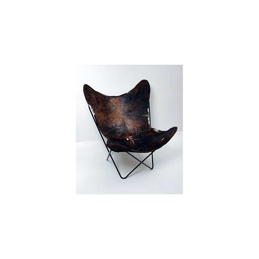 Classic Cover Cowhide Leather BKF Butterfly Chair - Only Cover. (Beige)