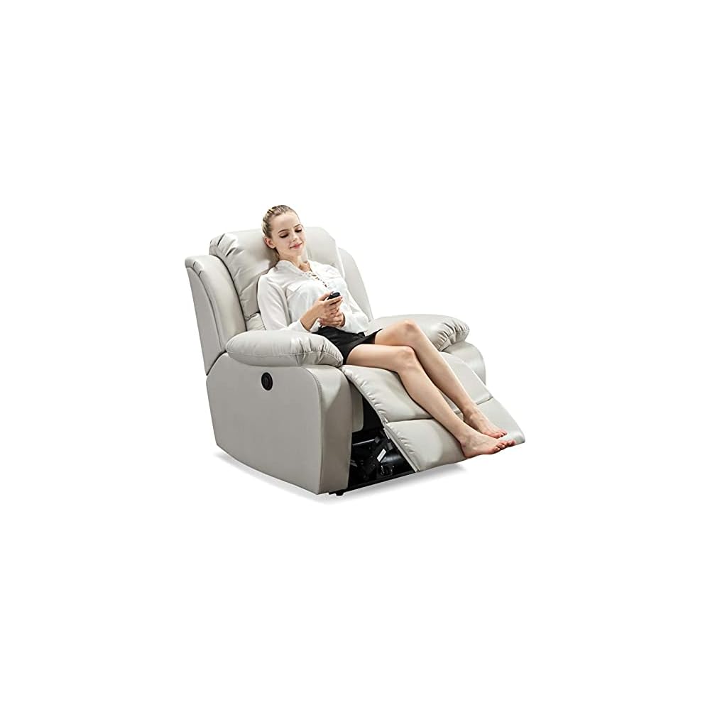 Power Lift Chair Recliner for Elderly Home Theater Seating,Adjustable Single Massage Recliner Sofa with Thicken Widen Armrest Pad with Side Pocket USB Port