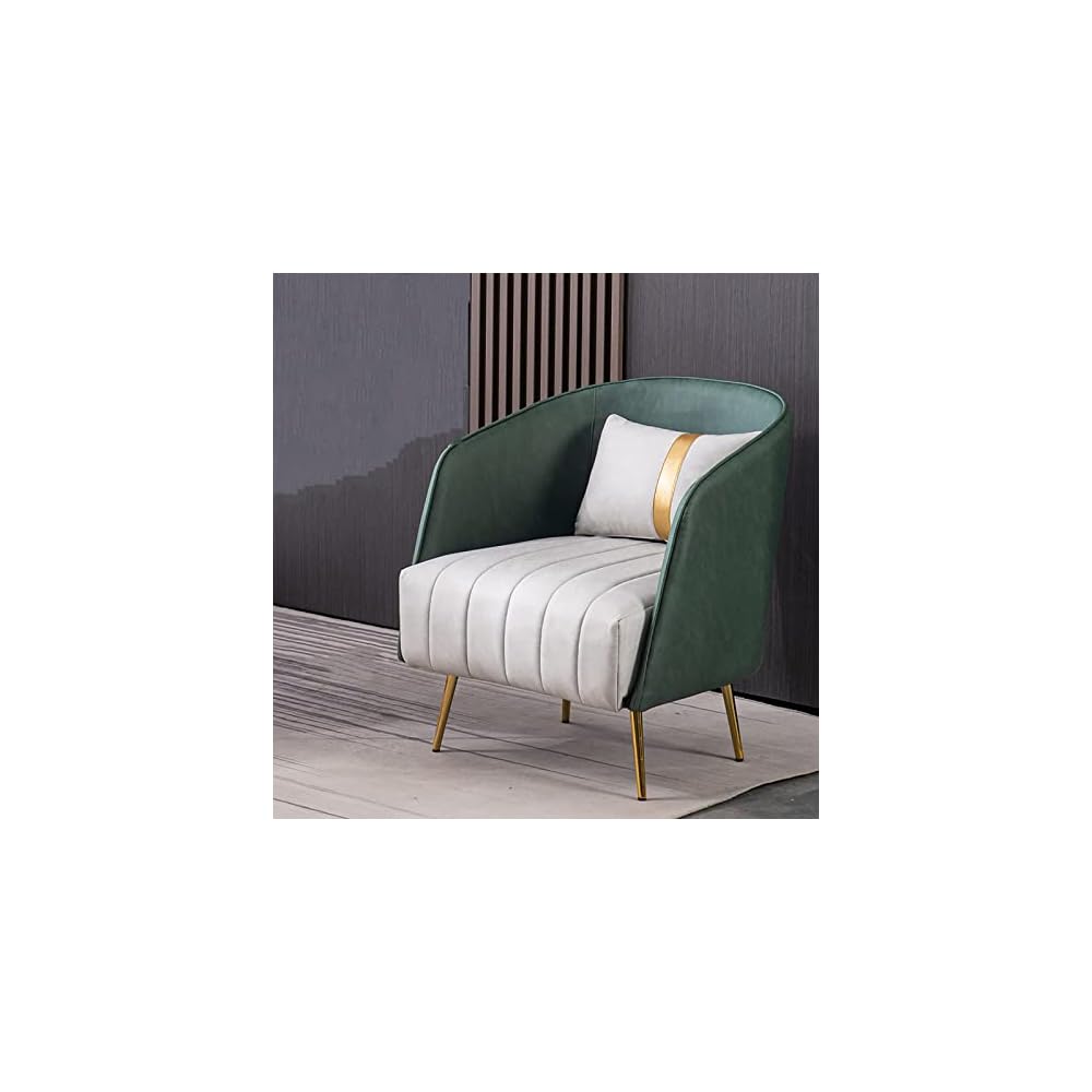 Nordic Sofa Chair, Using Technical Cloth and High-Density Sponge, Easy to Clean, Good Resilience, Suitable for Living Room Use (Pink)
