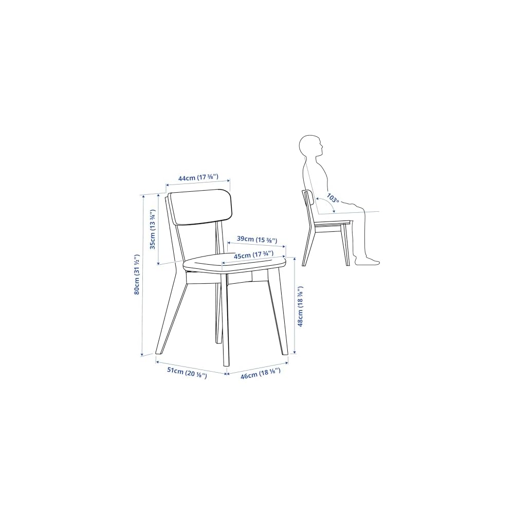 ProTuning LISABO Chair, ash/Tallmyra white/black