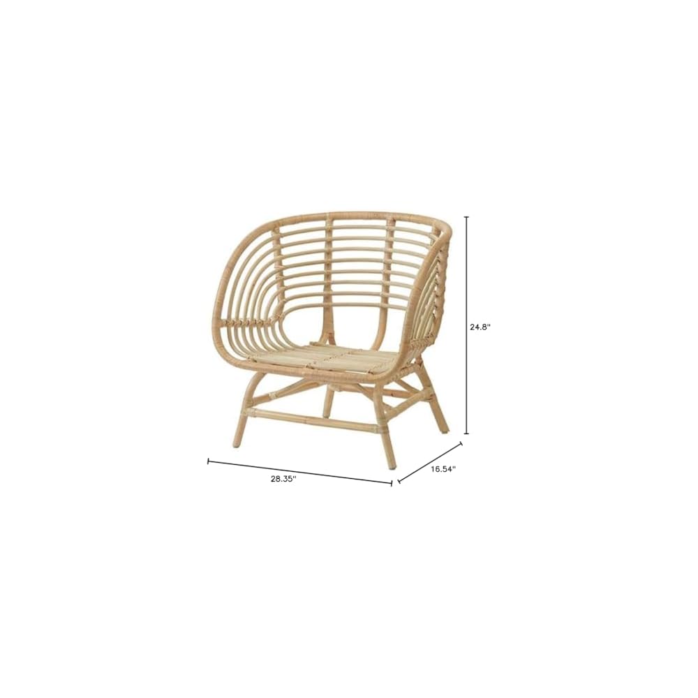 BUSKBO Armchair, rattan, 42x72x63 cm durable and easy to care for. Rattan armchairs. Armchairs & chaise longues. Sofas & armchairs. Furniture. Environment friendly.