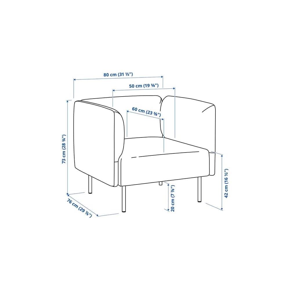 ProTuning LILLEHEM Armchair, Gunnared/dark grey wood