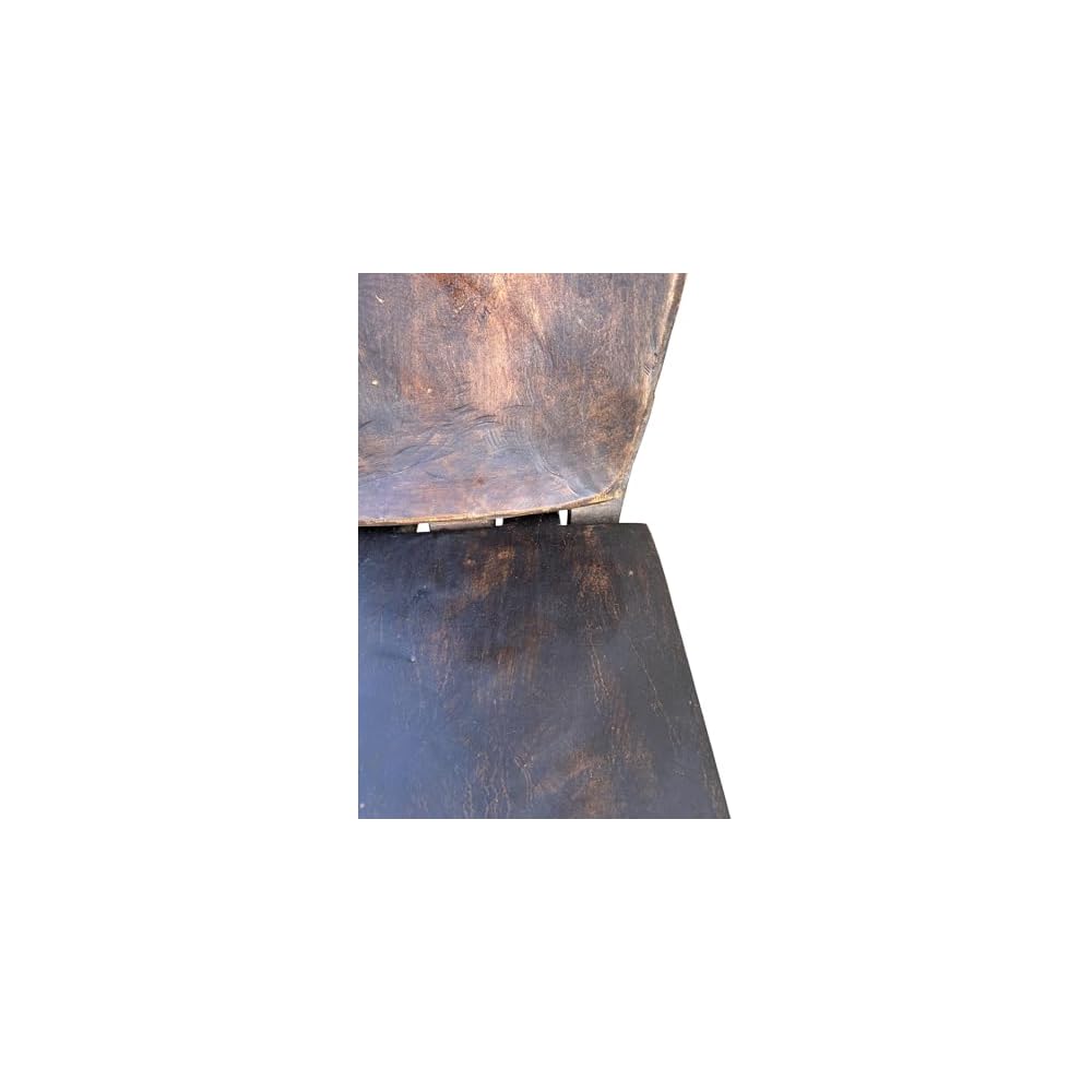Senufo Stargazer Folding Antique Chair: Hand-Carved African Wood