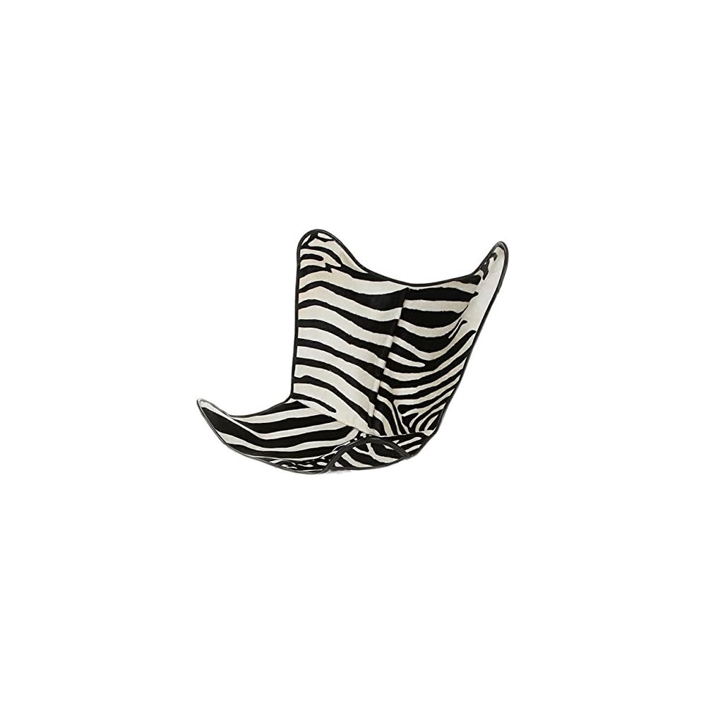 Classic Cover Cowhide Leather BKF Butterfly Chair - Only Cover. (Beige)