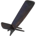 Senufo Stargazer Folding Antique Chair: Hand-Carved African Wood