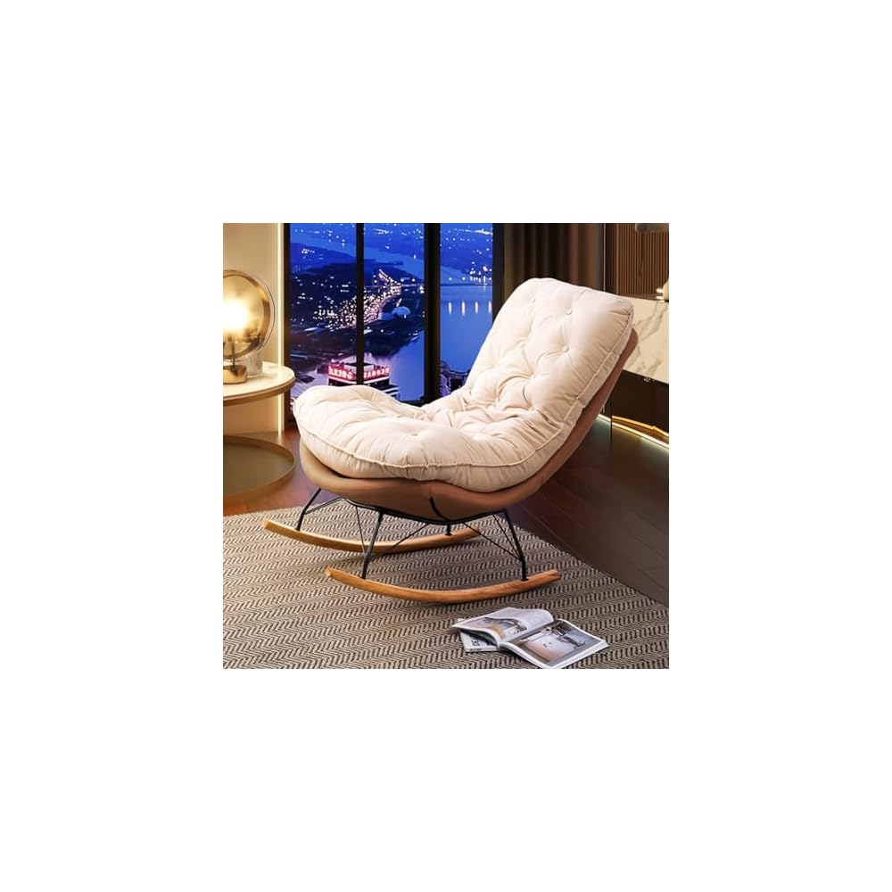 Living Room Rocking Chair Balcony Easy Chair Home Leisure Adult Recliner Single Sofa Chair