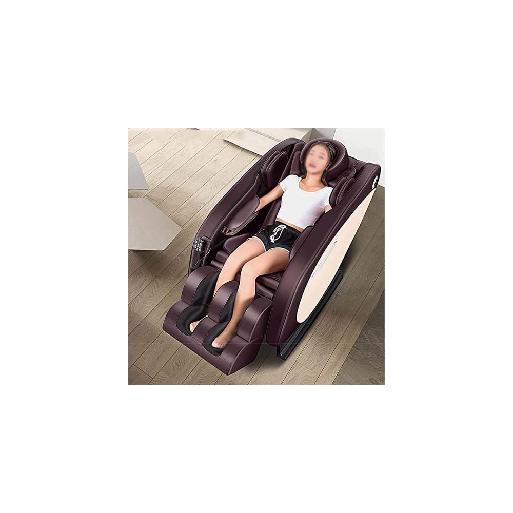 Home Zero Full Body Intelligent Multifunctional Sofa Chair Apply Father Mother Home Office (Color : Red) (Brown)