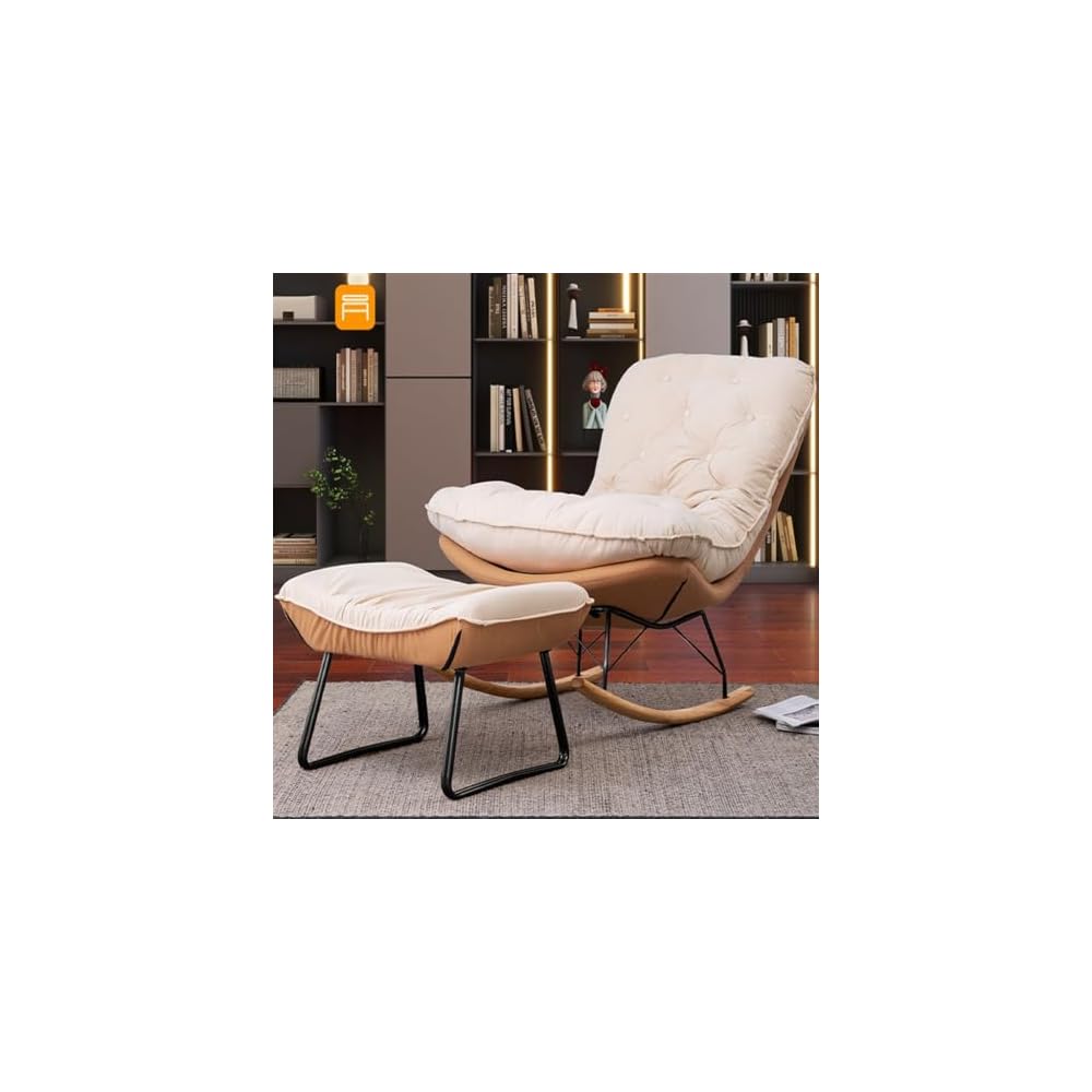 Living Room Rocking Chair Balcony Easy Chair Home Leisure Adult Recliner Single Sofa Chair