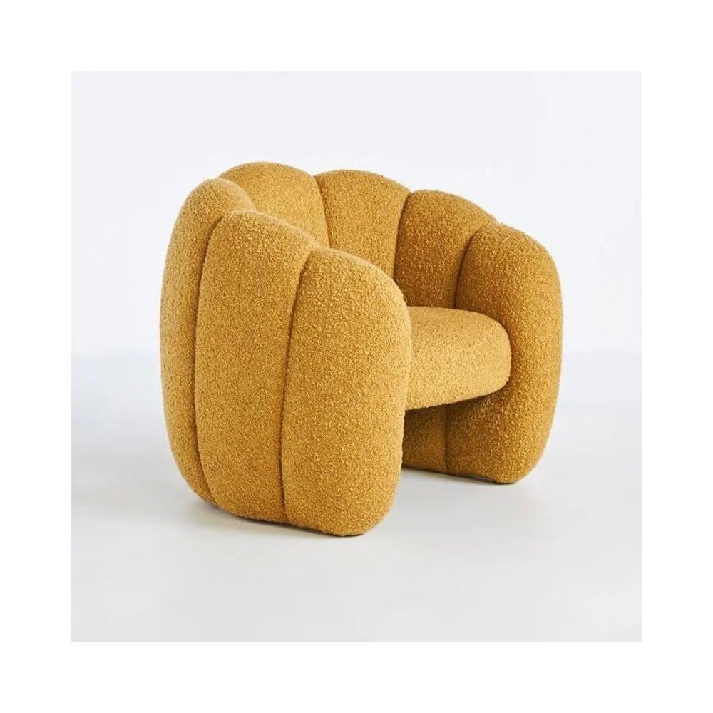 Luxurious Velvet Recliner – Modern Single Seating Sofa Chair White