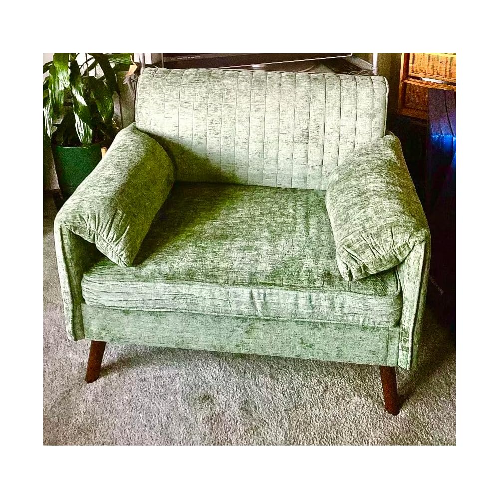 Modern Oversized Accent Reading Chair for Living Room, 43", Chenille, Beige