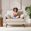 Modern Oversized Accent Reading Chair for Living Room, 43", Chenille, Beige