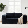 TeQsli Loveseat Boneless Sofa, 71" Memory Foam Sofa in a Box, Cloud Corduroy Deep Seat Couch, No Assembly Needed, Small Sofa for Living Rooms, Apartments & Offices
